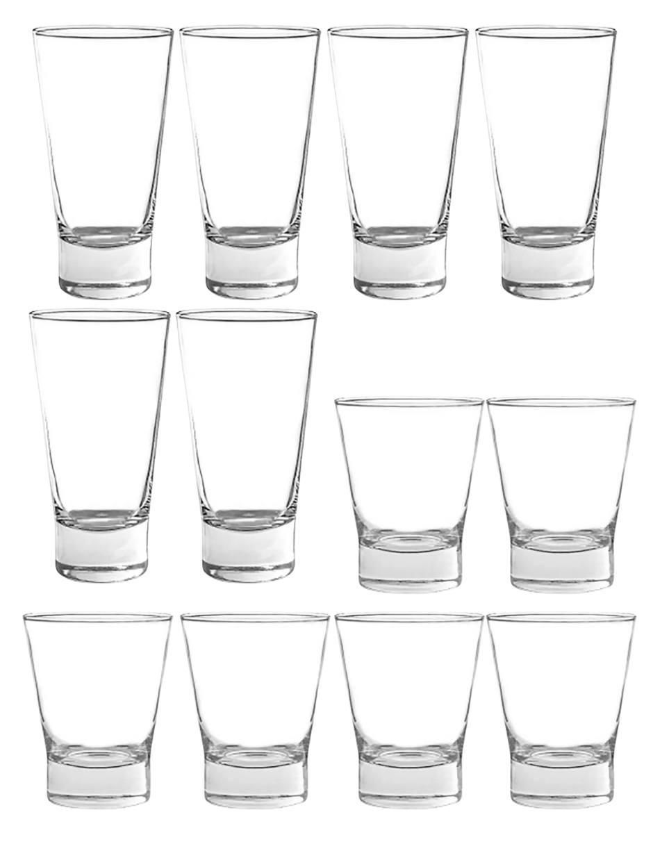 Set de vasos para agua Stovmex London de vidrio con 12 piezas Set de vasos para agua Stovmex London de vidrio con 12 piezas