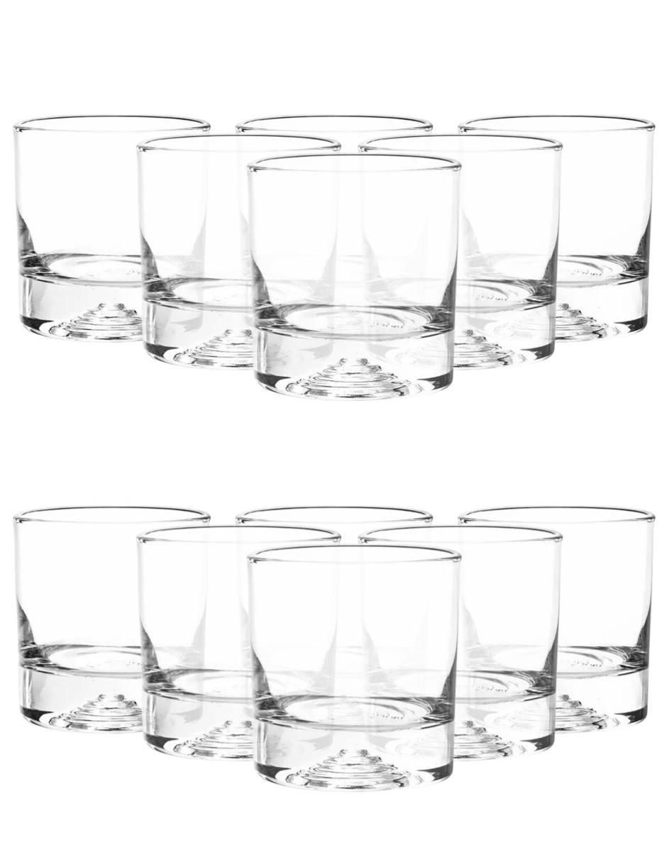 Set de vasos para agua Stovmex Malaga de vidrio con 12 piezas
