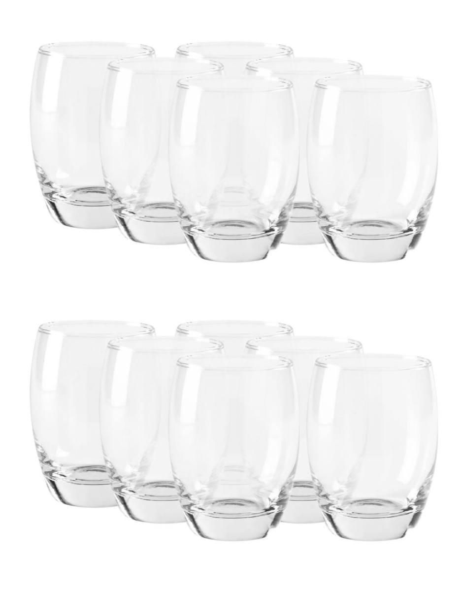 Set de vasos para agua Stovmex Dubai de vidrio con 12 piezas