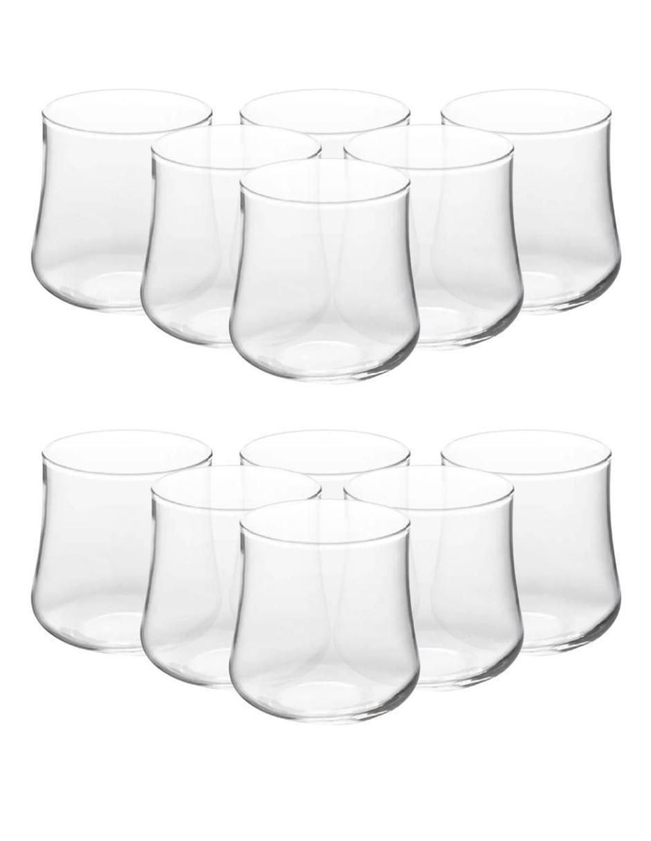 Set de vasos para agua Stovmex Bolonia de vidrio con 12 piezas