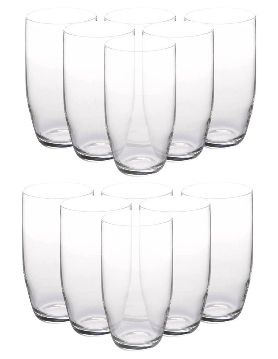 Set de vasos para agua Stovmex Opera de vidrio con 12 piezas