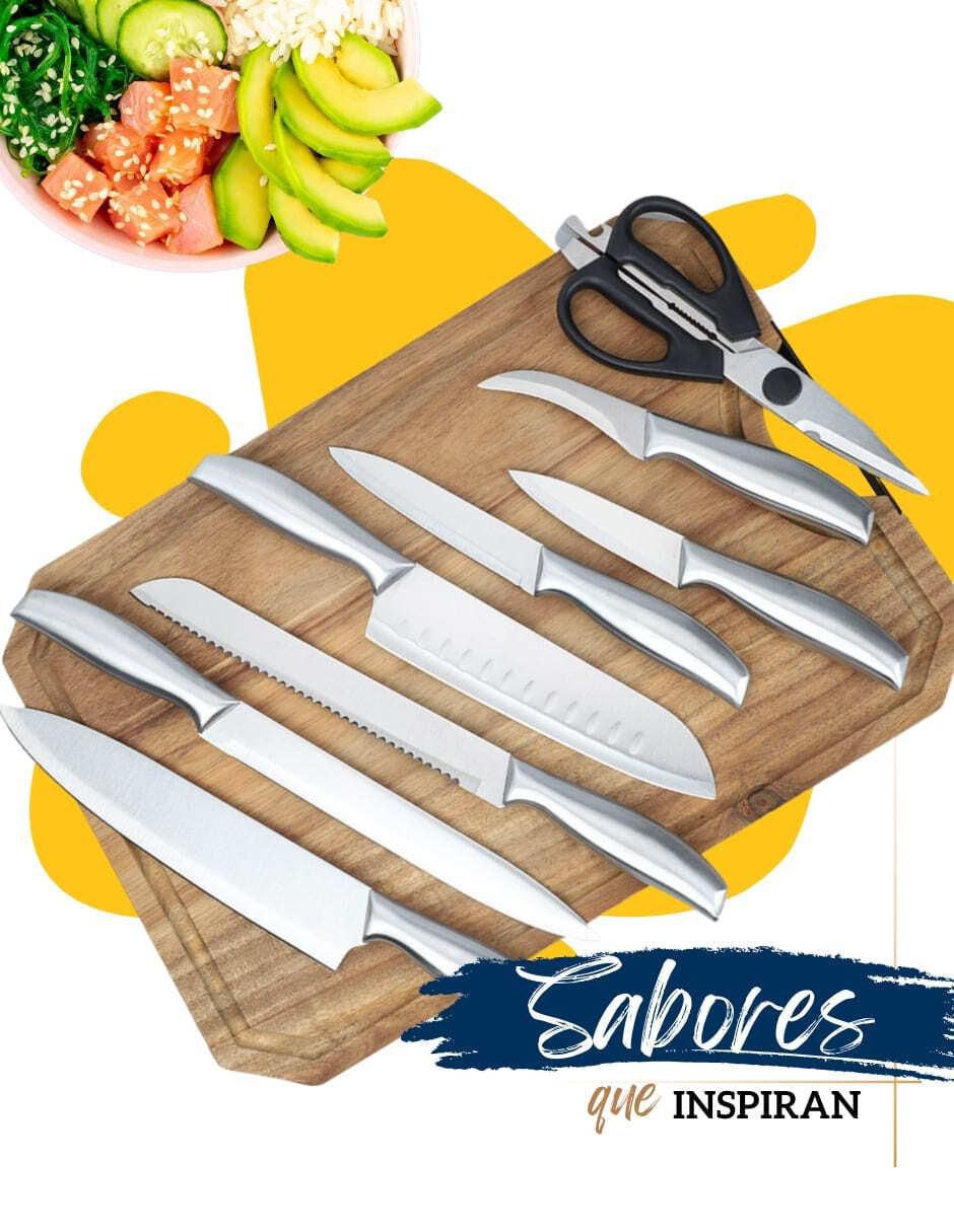 Set de cuchillos utilitario 16 piezas 4