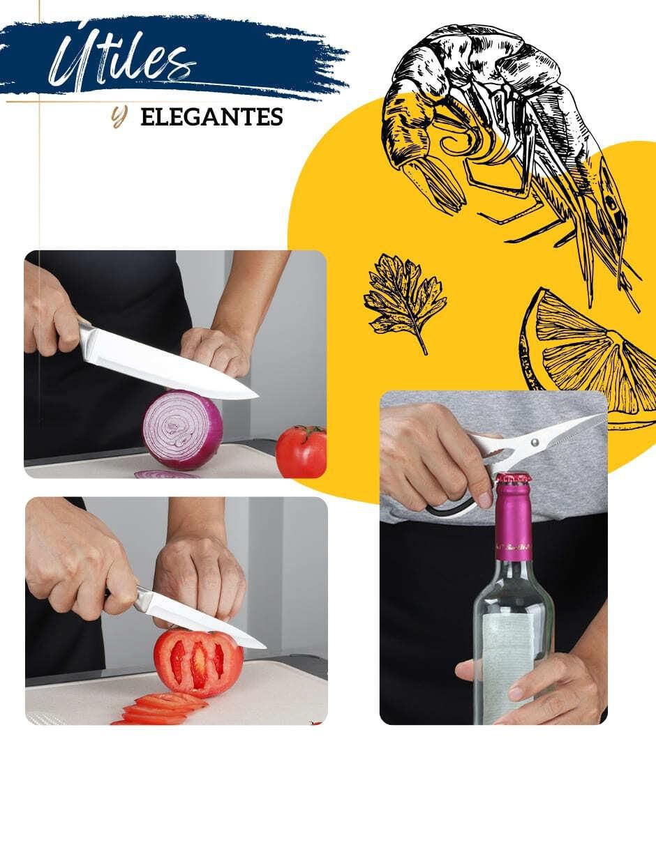 Set de cuchillos utilitario 16 piezas 5