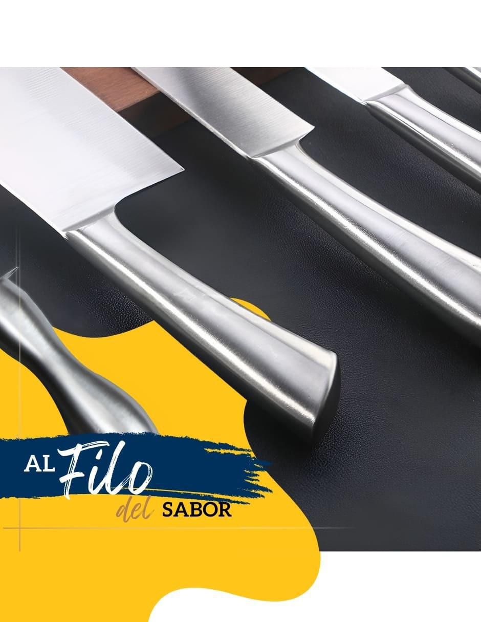 Set de cuchillos utilitario 16 piezas 6