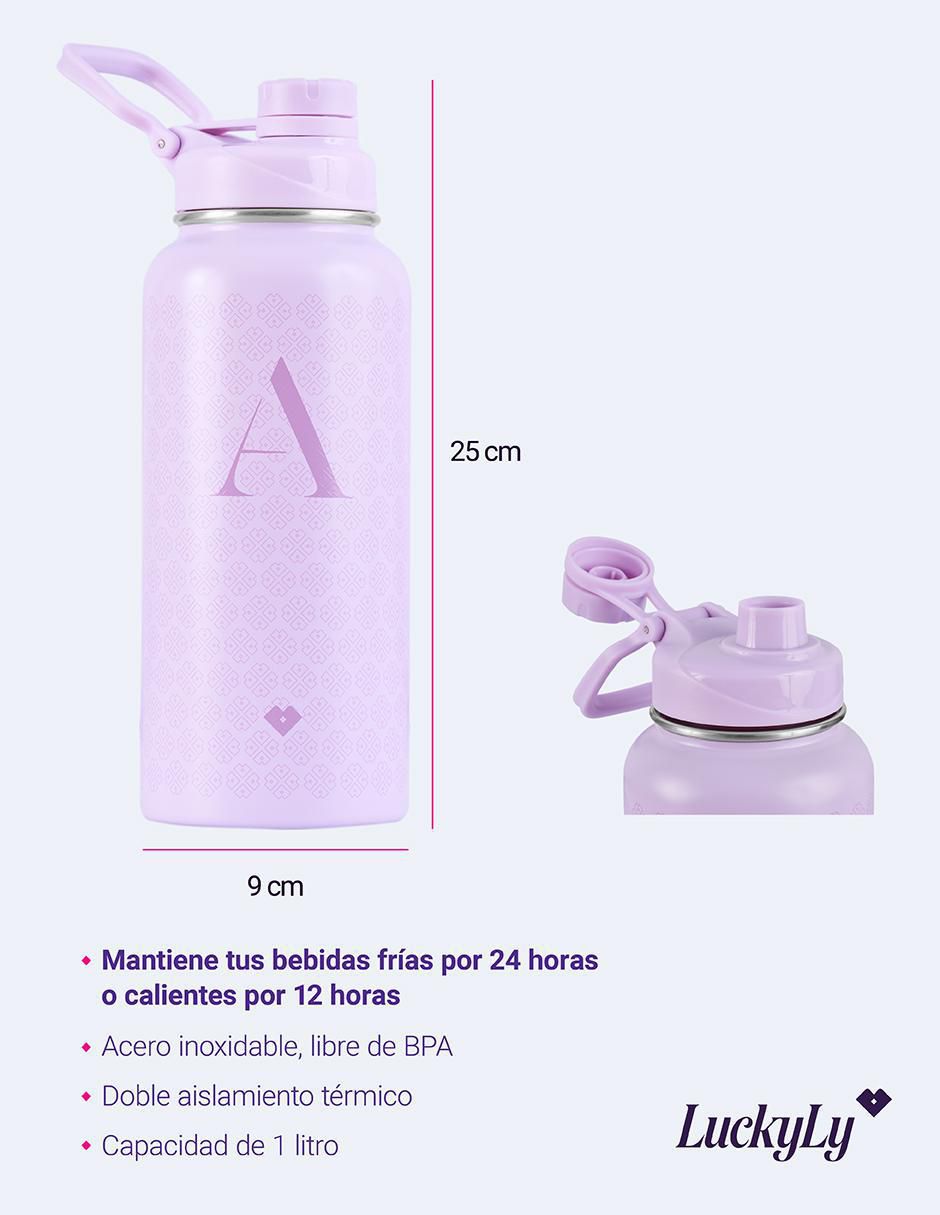 Termo de acero inoxidable con tapa rosca 12