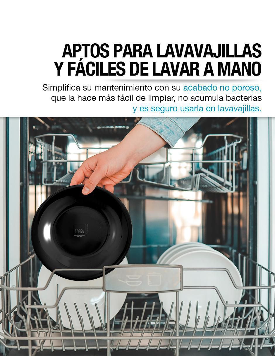 Vajilla cerrada opal de porcelana para 6 personas 6