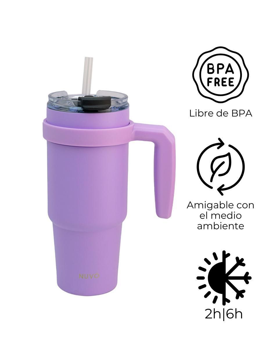 Termo de acero inoxidable con tapa rosca 7