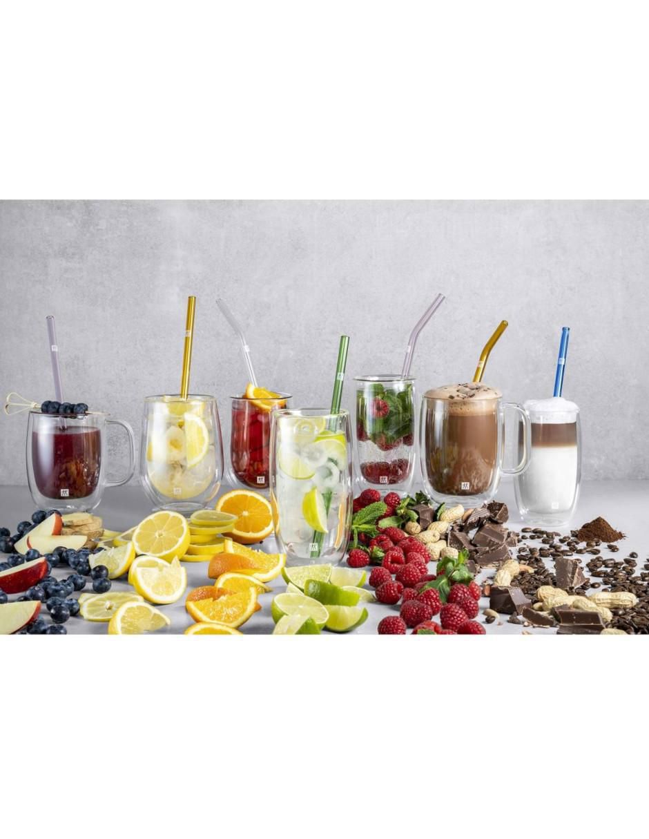 Set de vasos doble pared Sorrento de vidrio con 2 piezas 4