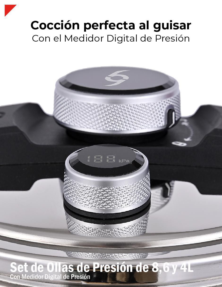 Set olla de presión 6