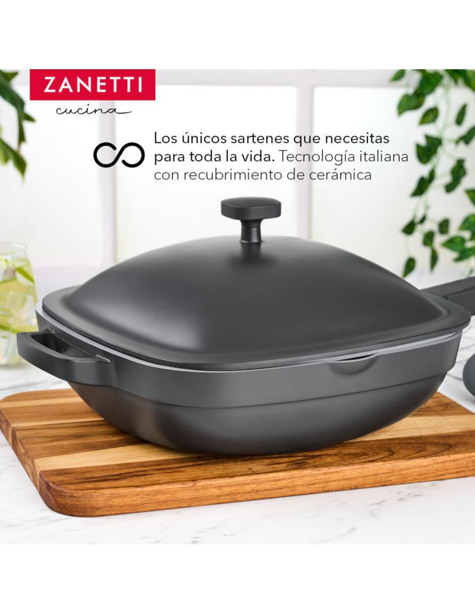 Sartén con tapa de cerámica 7