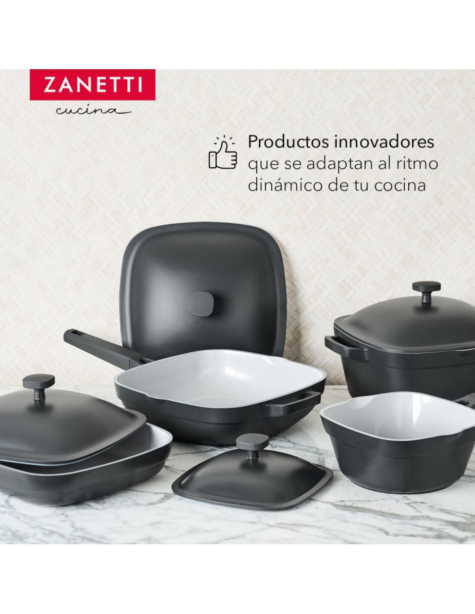 Sartén con tapa de cerámica