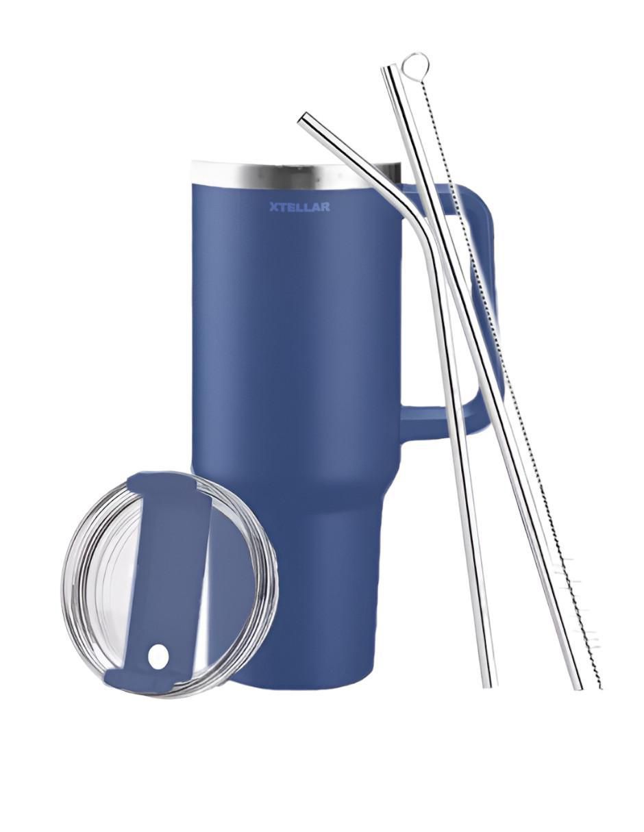 Termo de acero inoxidable con tapa flip top 1.1 L