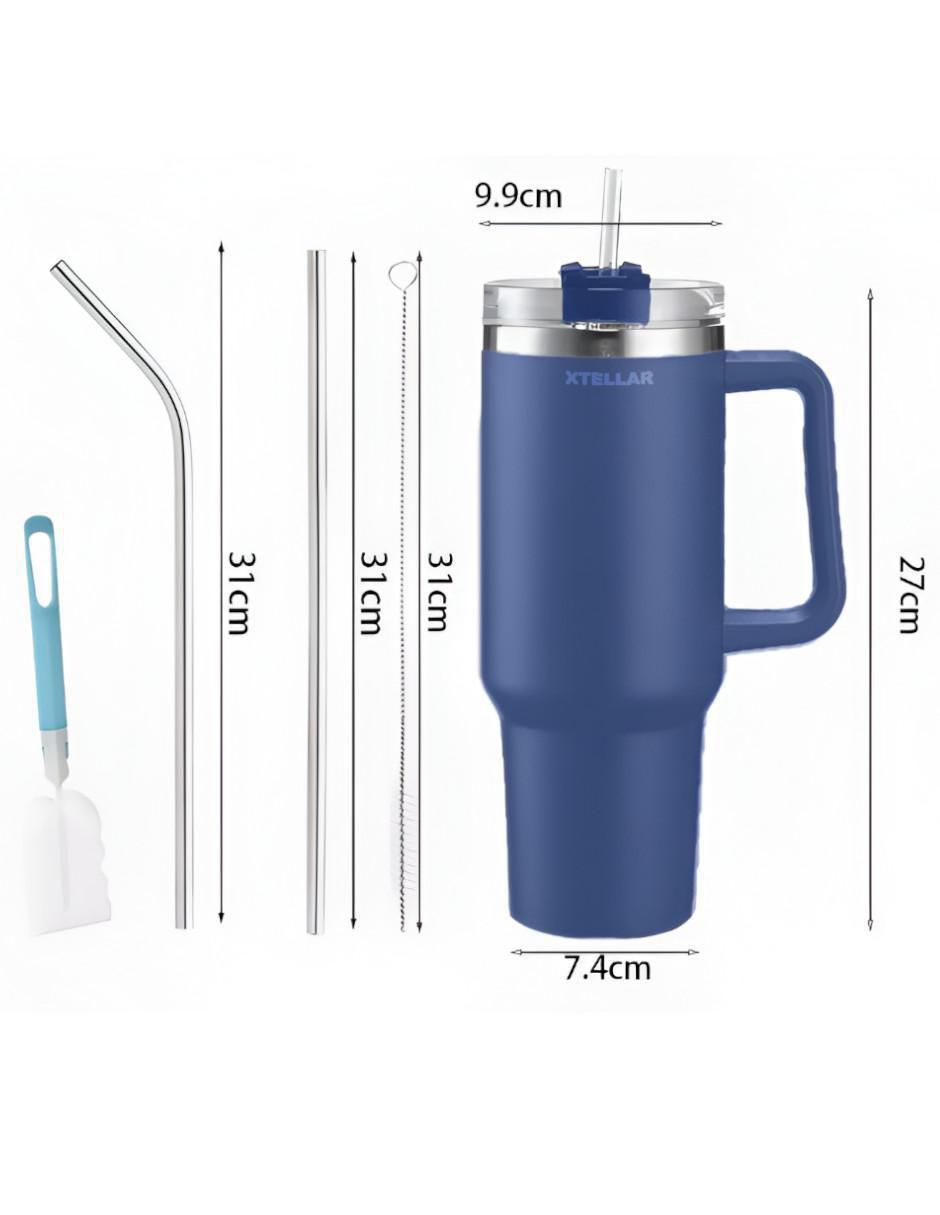 Termo de acero inoxidable con tapa flip top 1.1 L 5