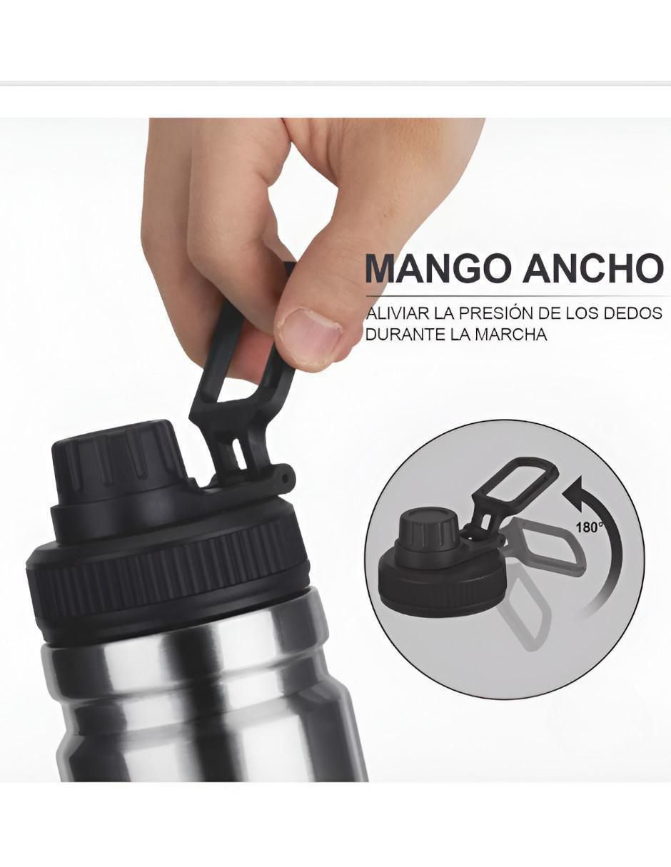 Termo de acero inoxidable con tapa rosca 4