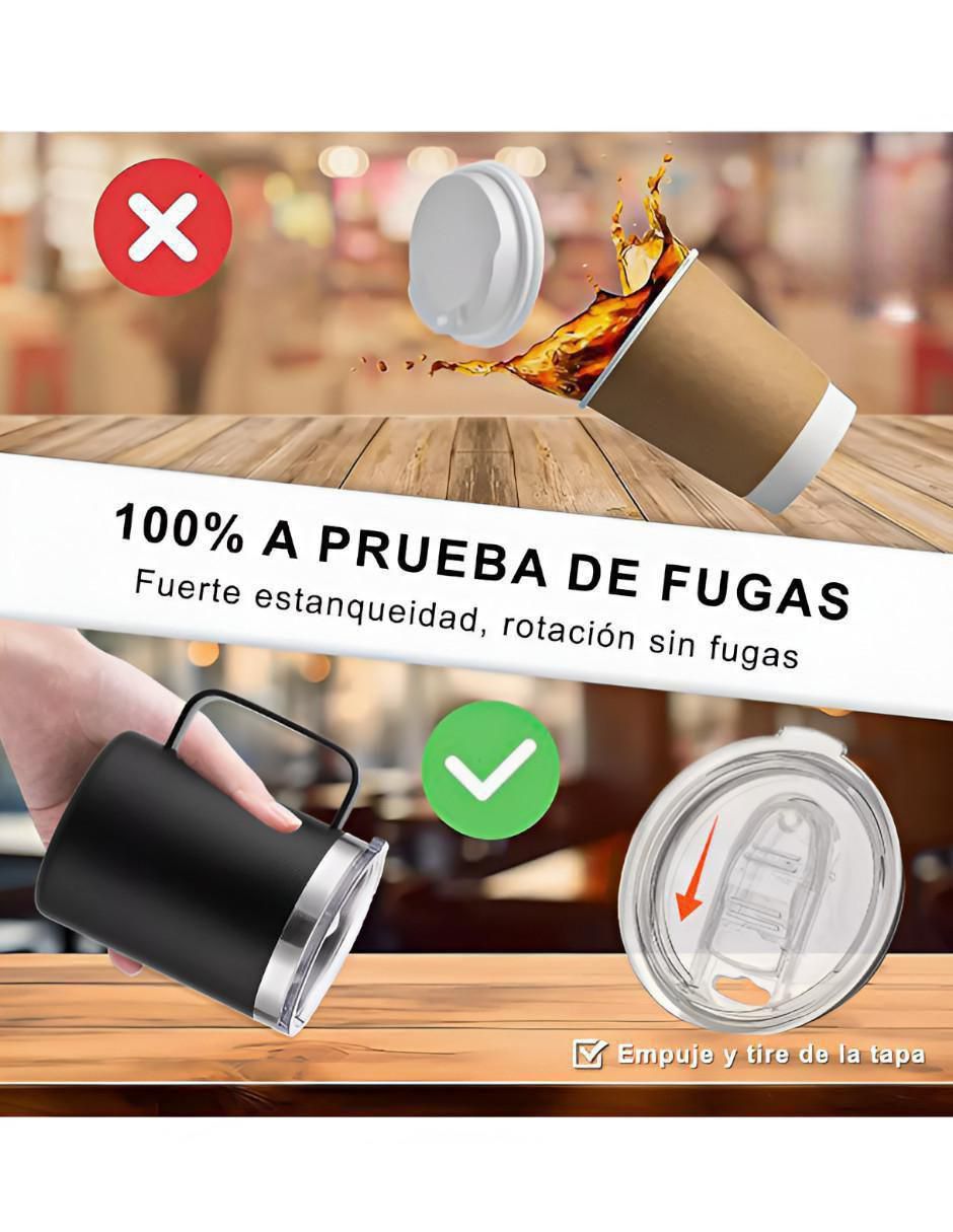 Termo de acero inoxidable con tapa flip top 2