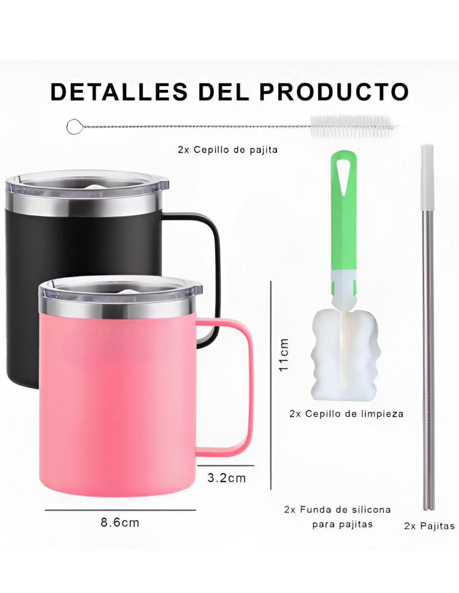 Termo de acero inoxidable con tapa flip top 4