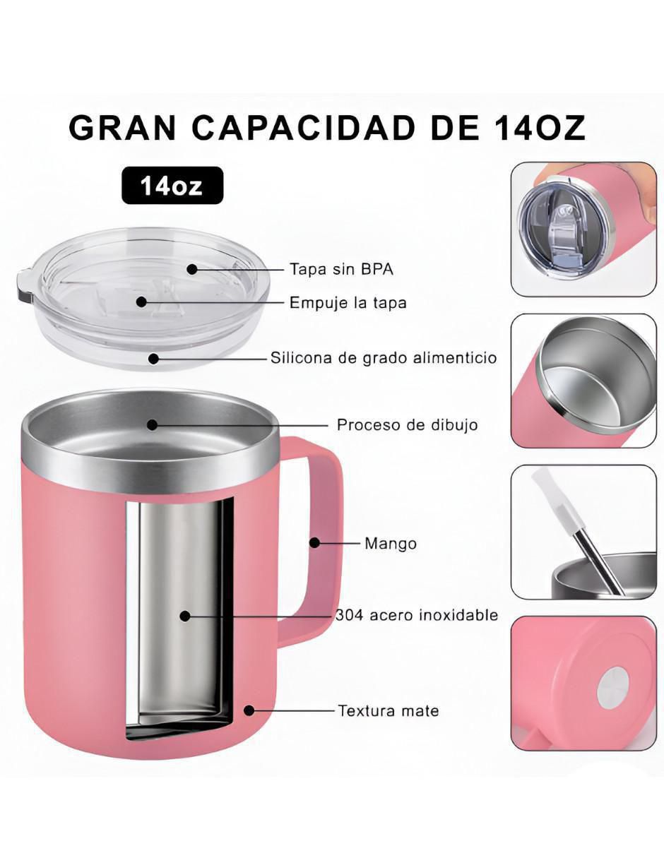 Termo de acero inoxidable con tapa flip top 3
