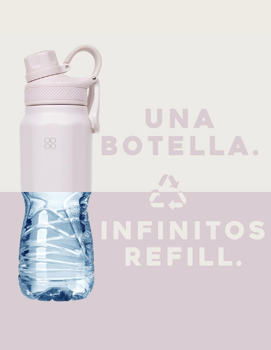 Termo de acero inoxidable con tapa rosca 1000 ml 6