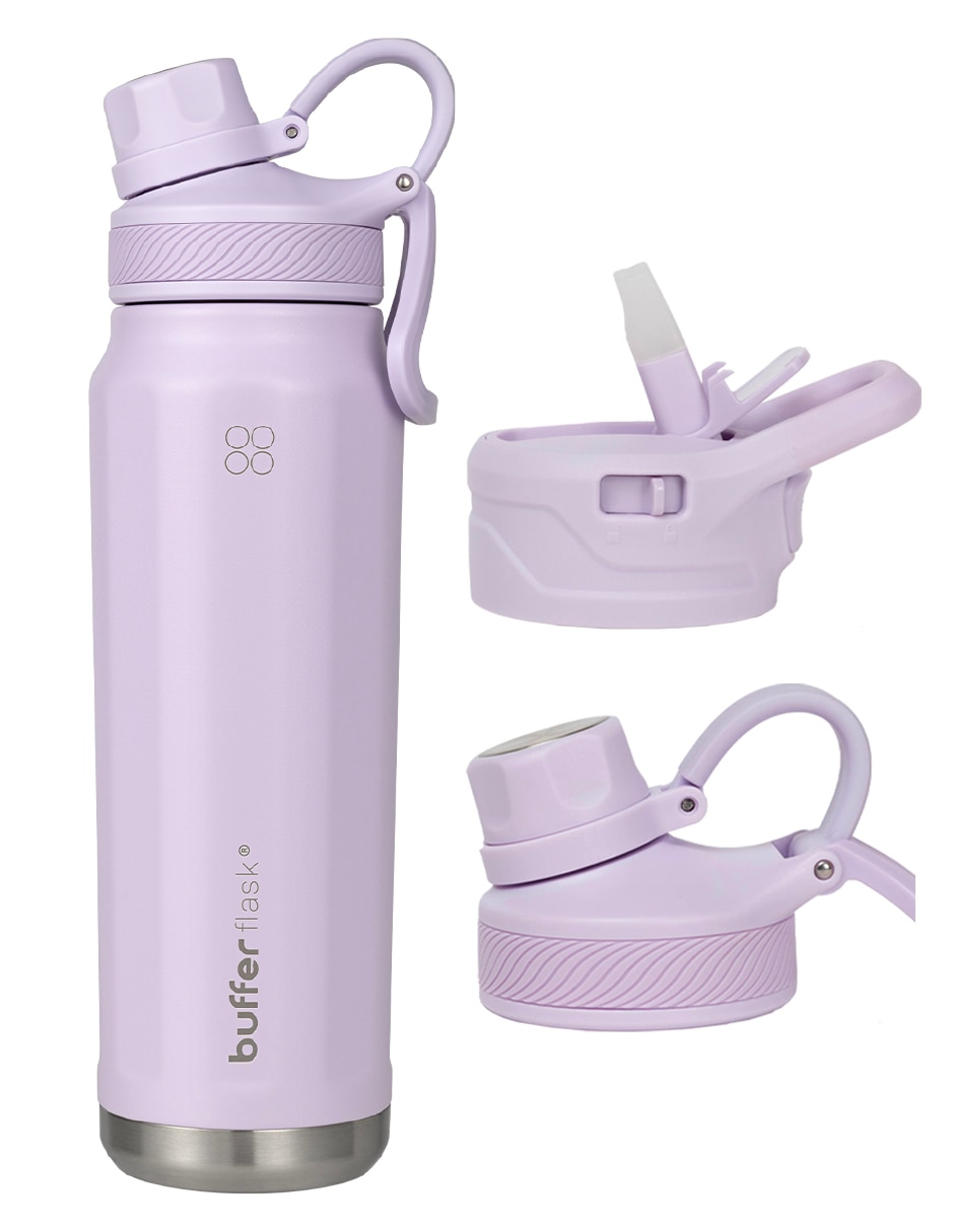 Termo de acero inoxidable con tapa rosca 700 ml 1