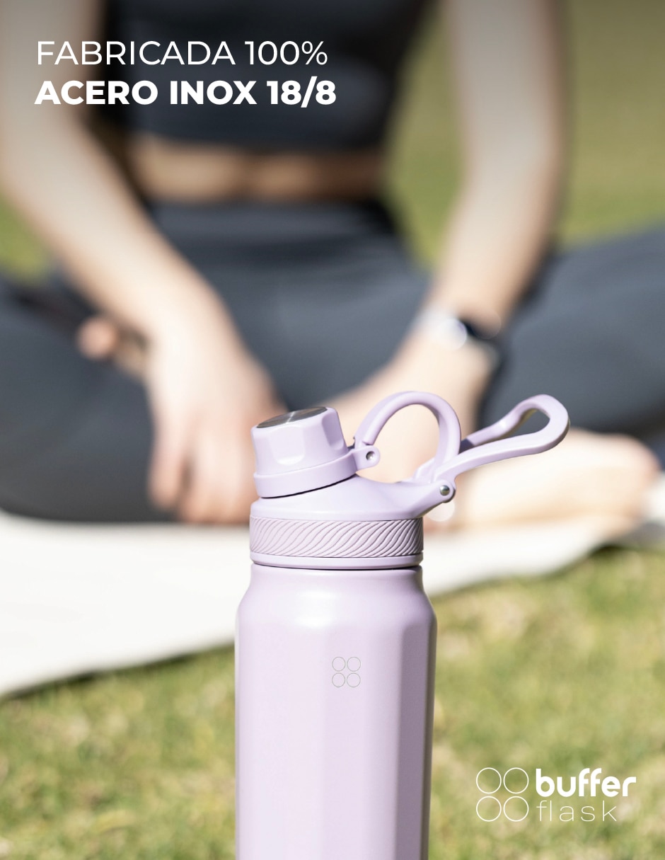 Termo de acero inoxidable con tapa rosca 700 ml 2
