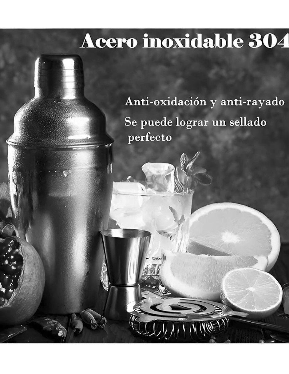 Coctelera Xtellar de acero inoxidable