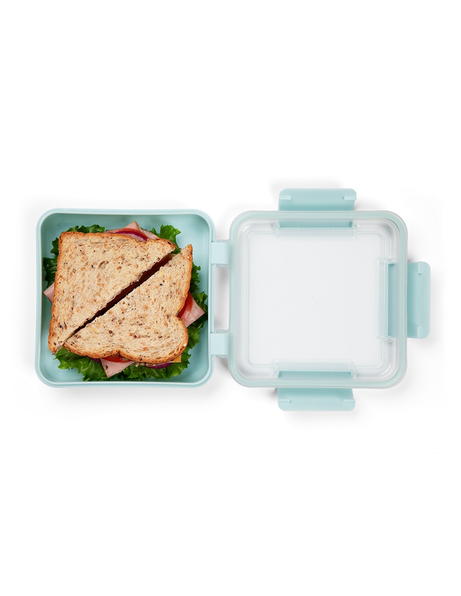 Contenedor para sandwich Progressive Snaplock de plástico
