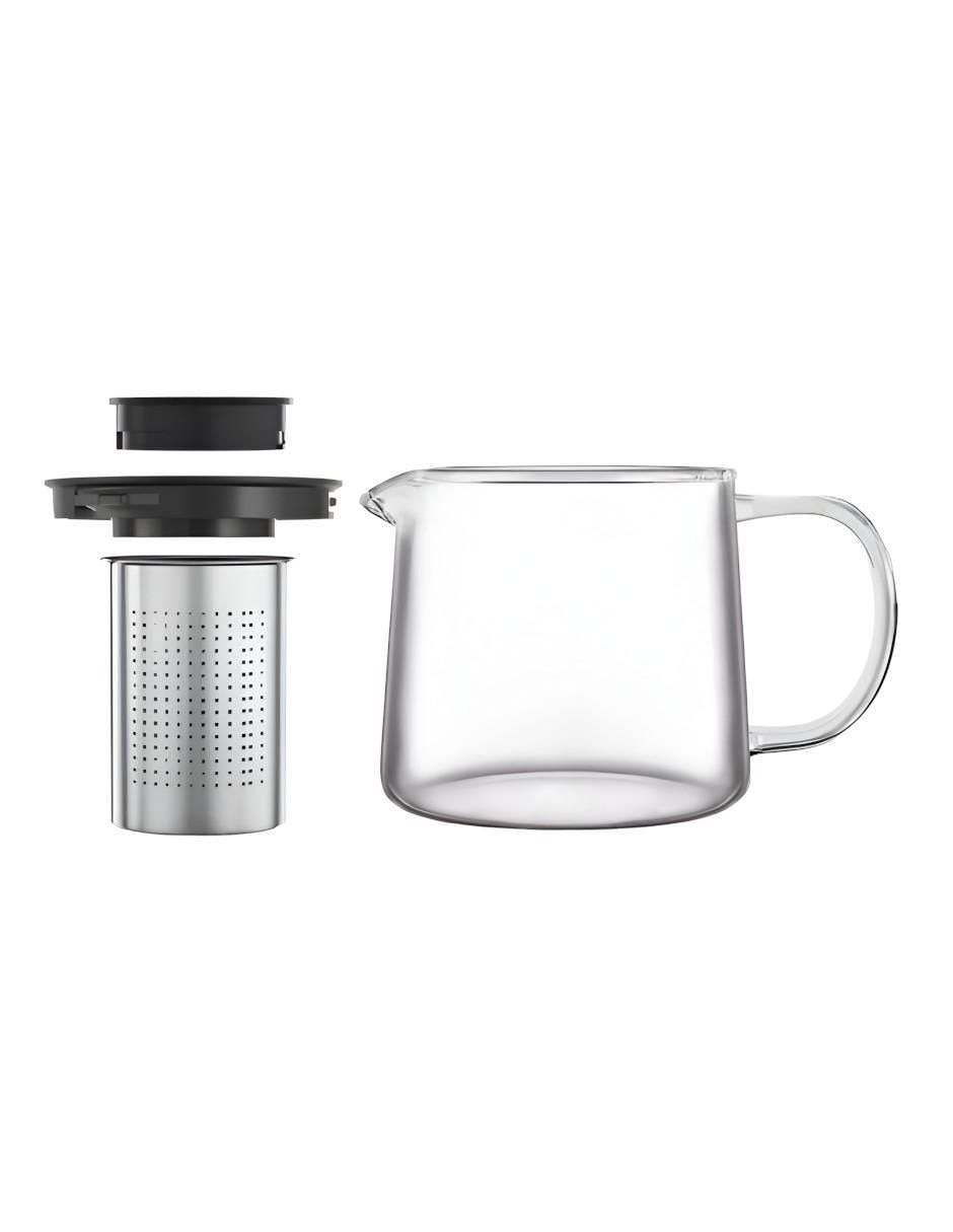Tetera y taza Xtellar de vidrio