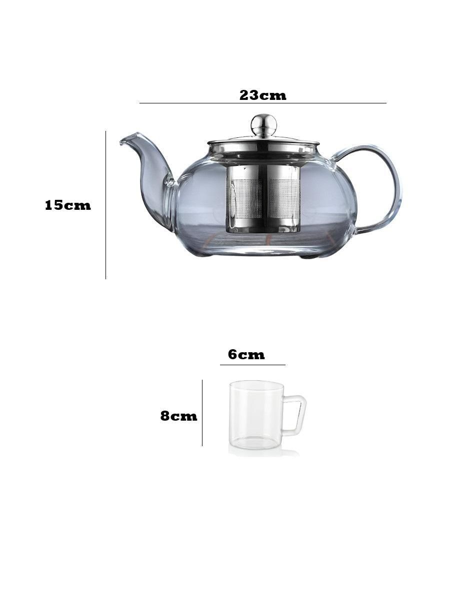 Tetera infusora Xtellar de vidrio