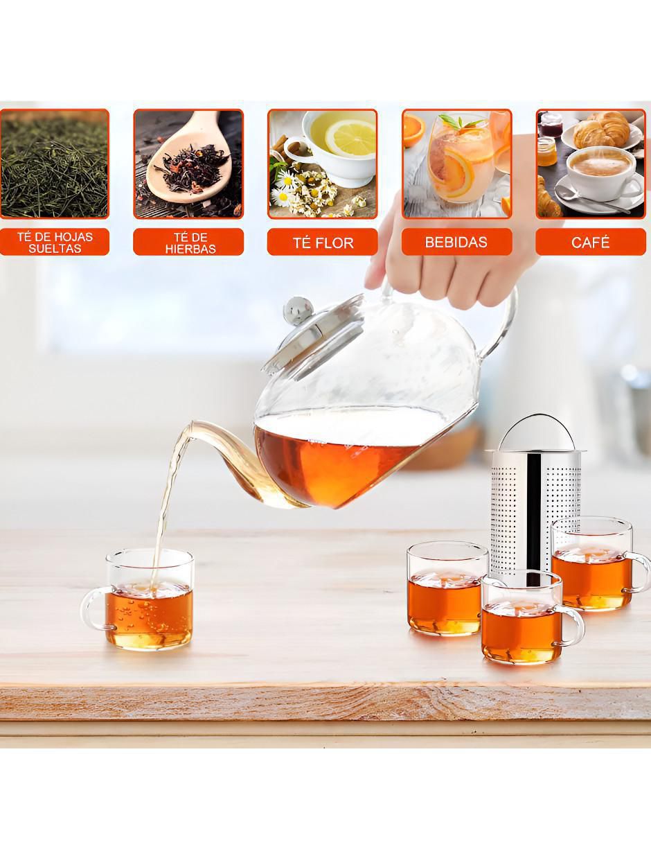 Tetera infusora Xtellar de vidrio