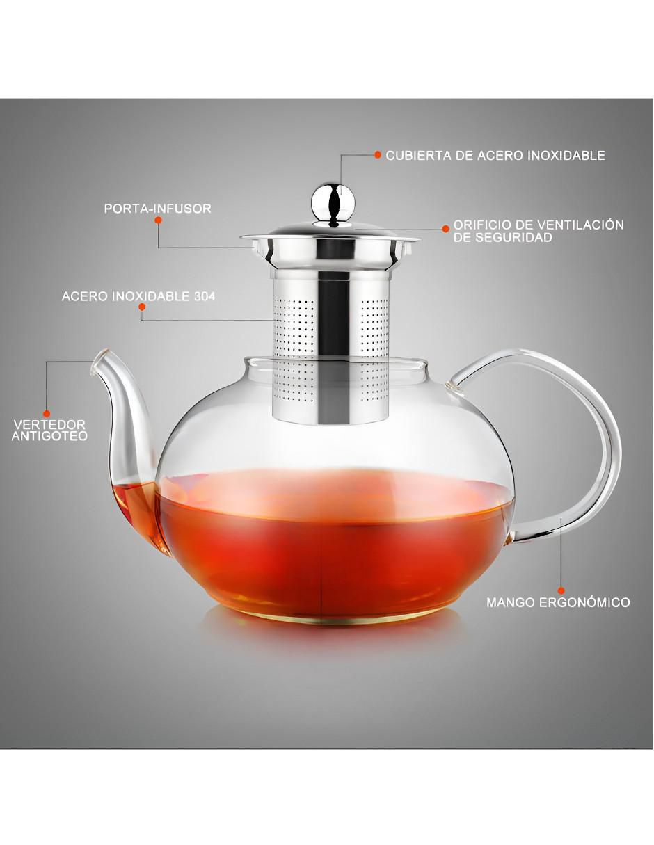 Tetera infusora de vidrio