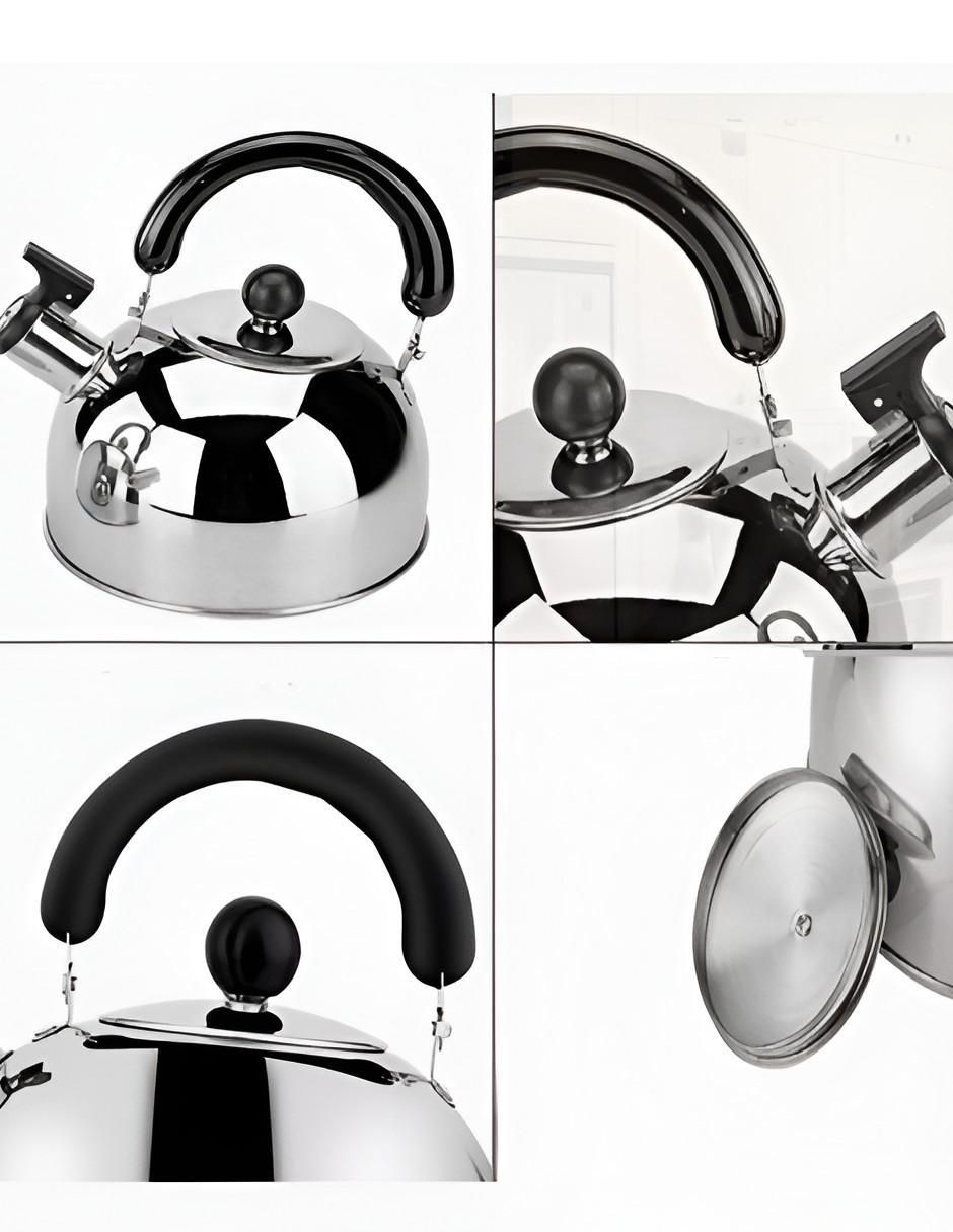 Tetera silbadora Xtellar de acero inoxidable
