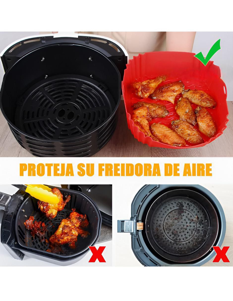 Molde para freidora de aire silicón rectangular 2