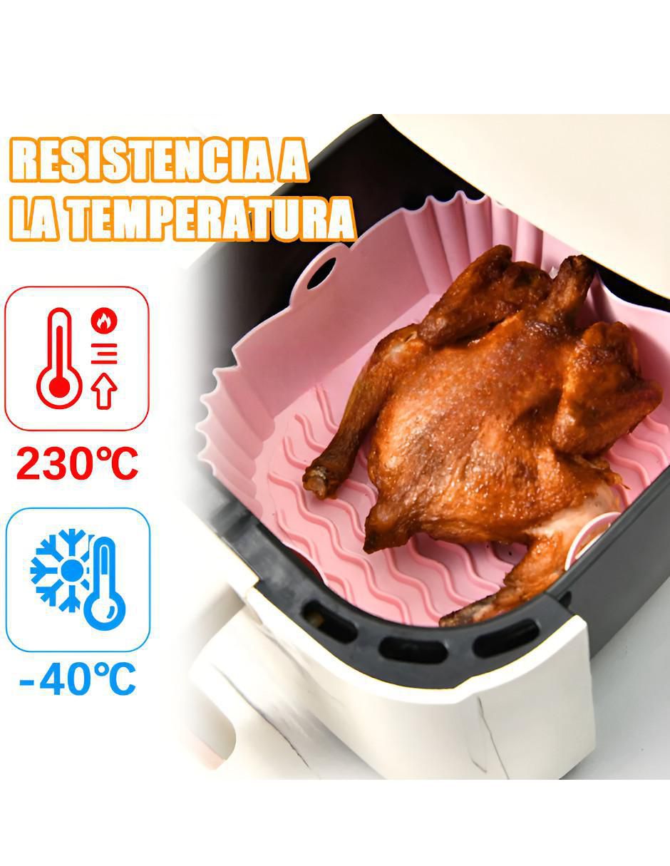 Molde para freidora de aire silicón rectangular 3
