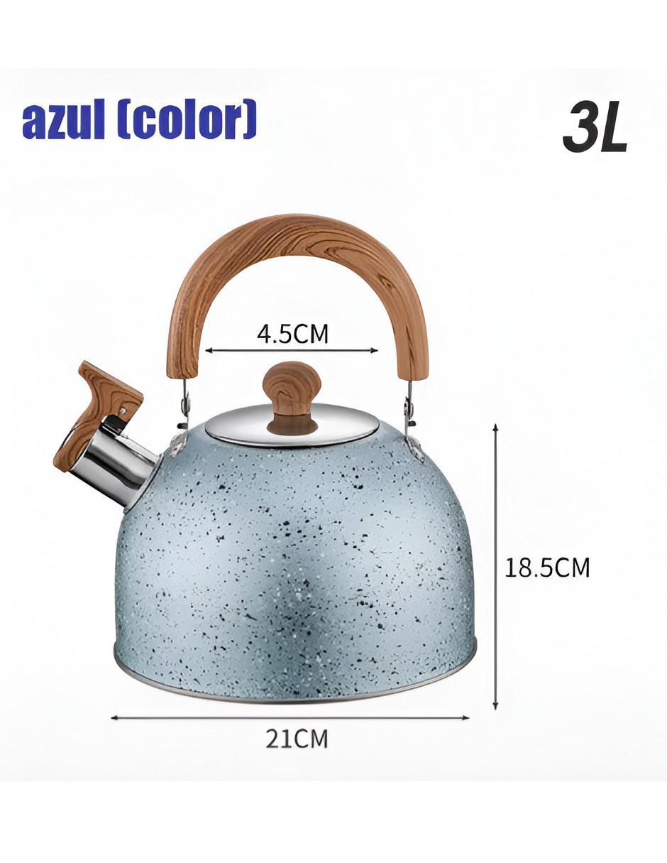 Tetera silbadora Xtellar de acero inoxidable