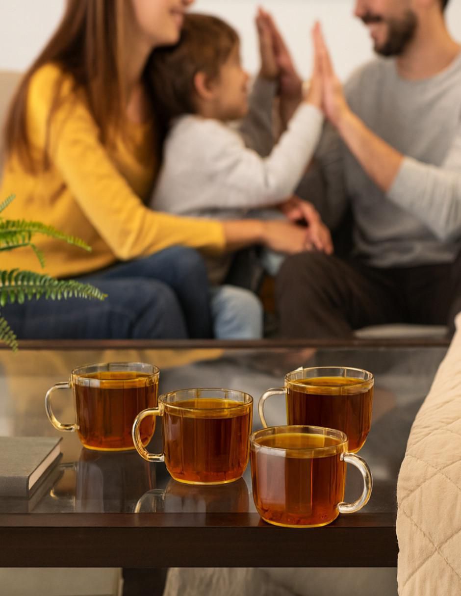 Set de tazas té 4 piezas 4