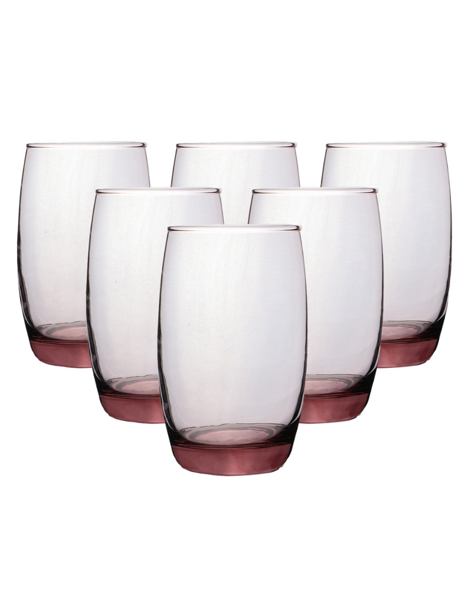 Set de vasos para agua de cristal con 6 piezas Set de vasos para agua de cristal con 6 piezas