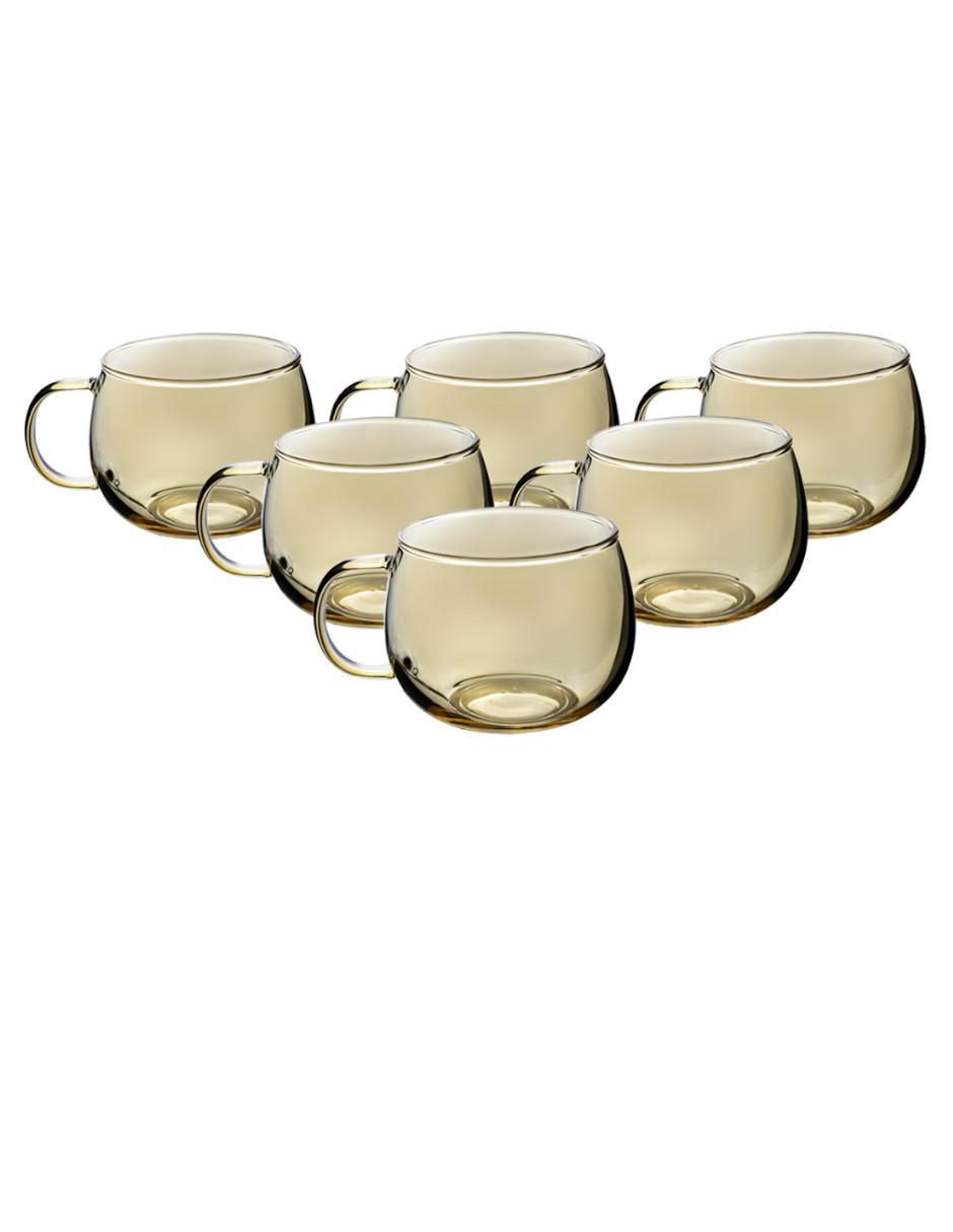 Set de tazas té 6 piezas