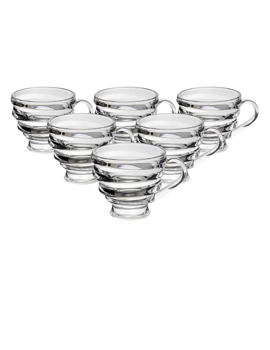 Set de tazas té 6 piezas
