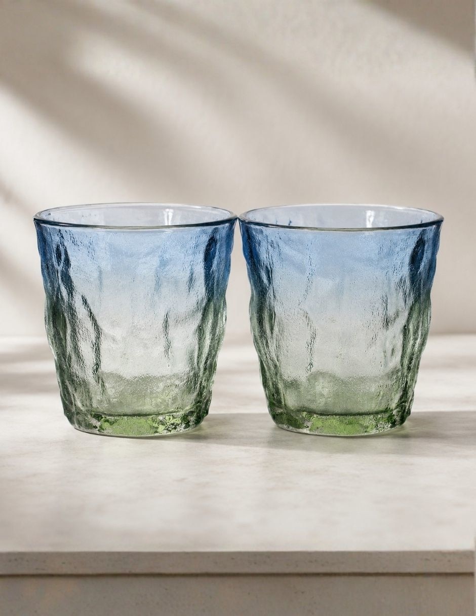 Set vasos collins de cristal con 2 piezas 2