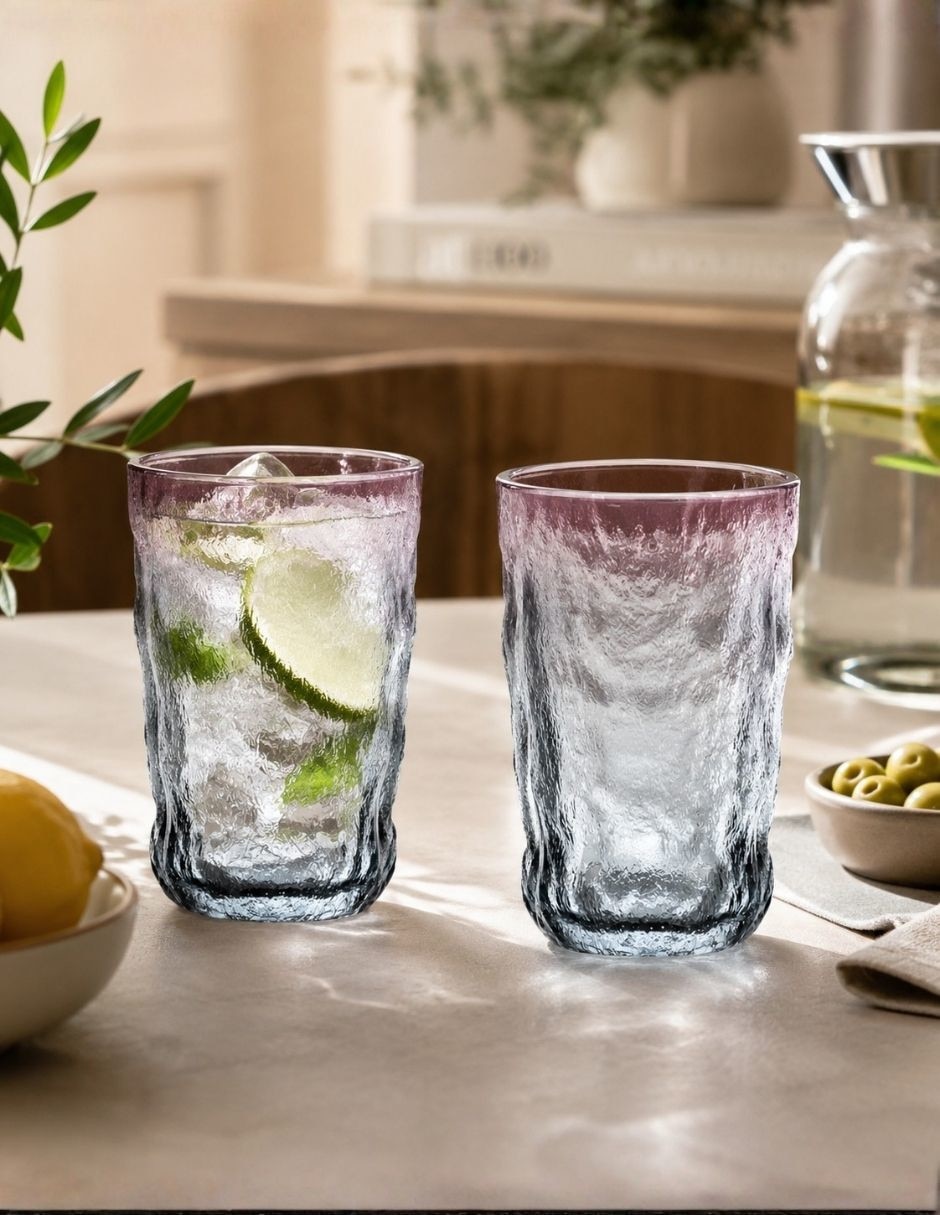 Set vasos collins Ideen de cristal con 2 piezas