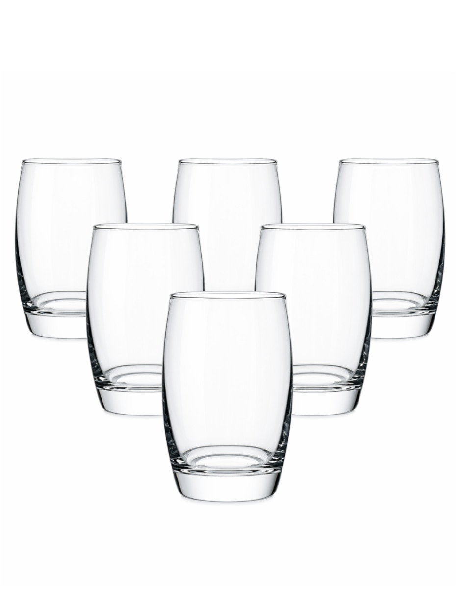 Set de vasos old fashion y high ball DOF 360 de cristal con 6 piezas 1