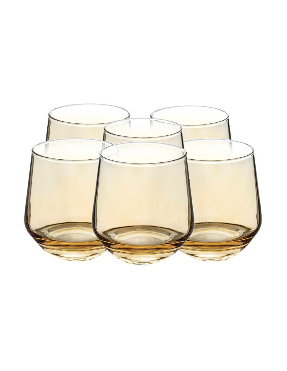 Set de vasos para agua de cristal con 6 piezas Set de vasos para agua de cristal con 6 piezas