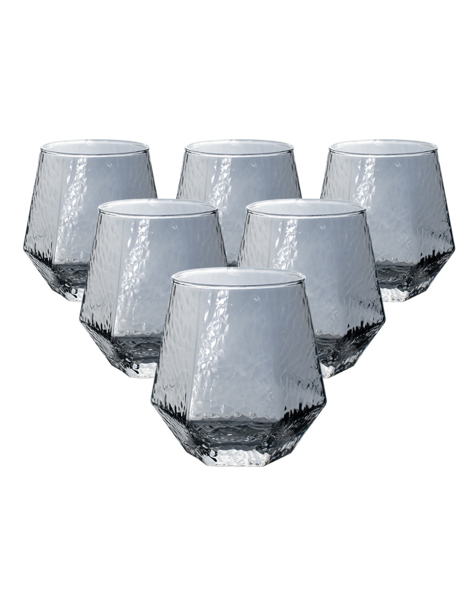 Set de vasos para agua de cristal con 6 piezas Set de vasos para agua de cristal con 6 piezas