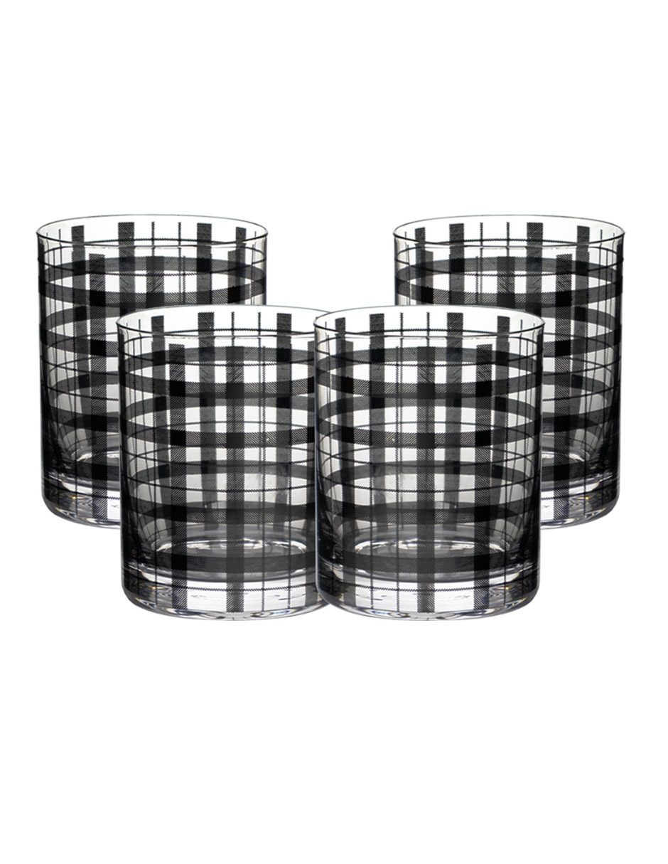 Set de vasos para agua de cristal con 4 piezas Set de vasos para agua de cristal con 4 piezas
