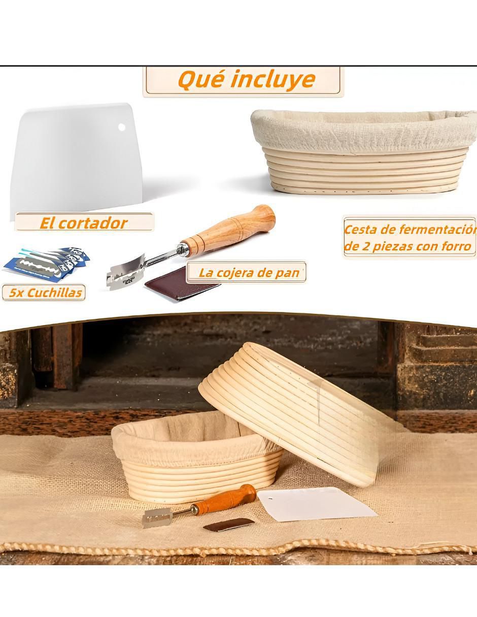 Set panera de ratán