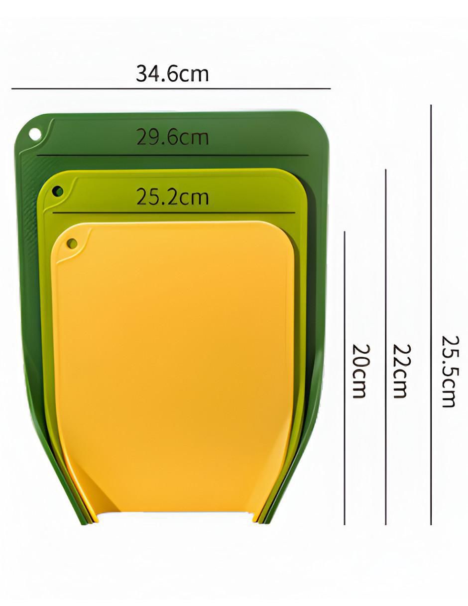 Set tabla para picar de plástico