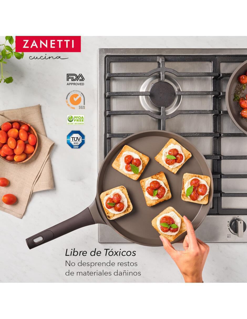 Set de sartenes de aluminio fundido 9 piezas