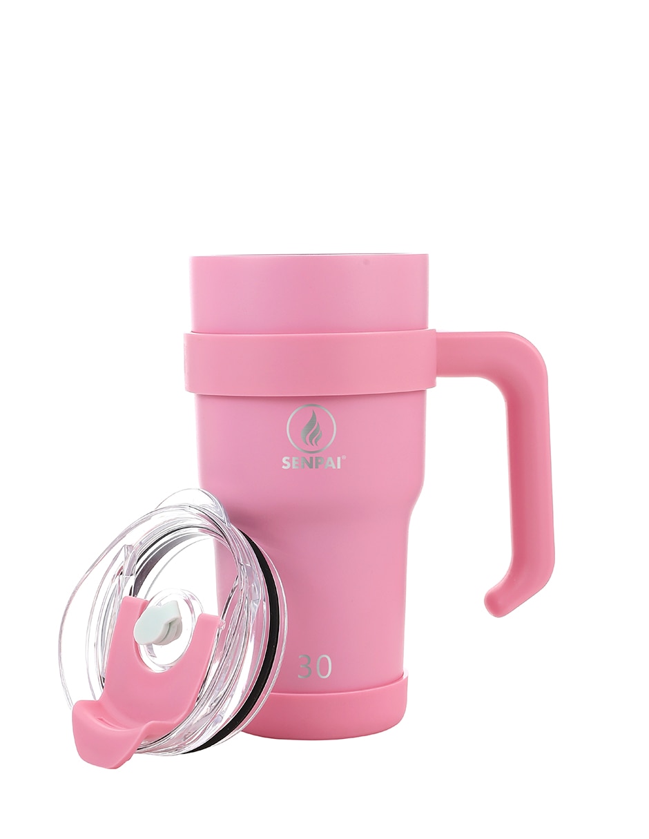 Termo Senpai de acero inoxidable con tapa flip top