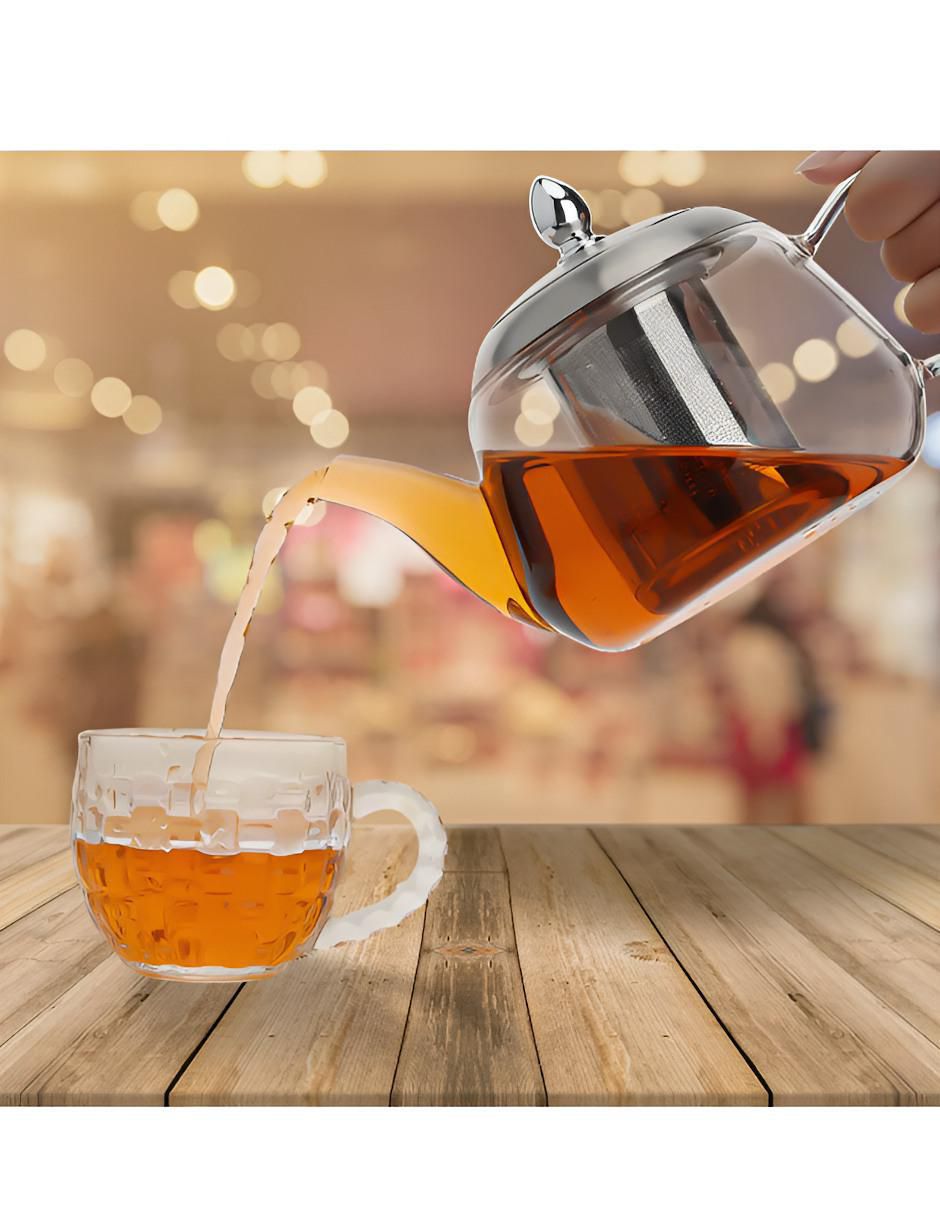 Tetera infusora de vidrio