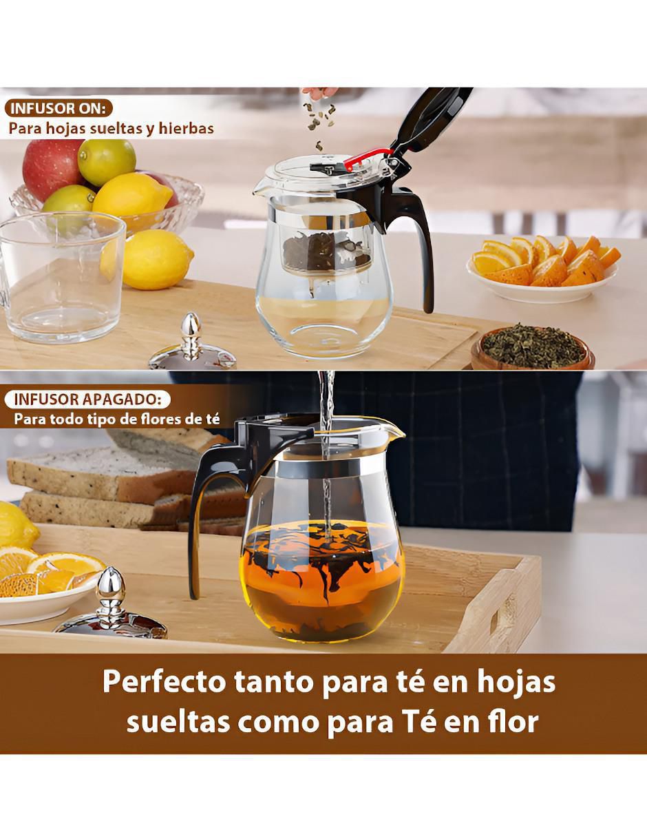 Tetera infusora Xtellar de vidrio